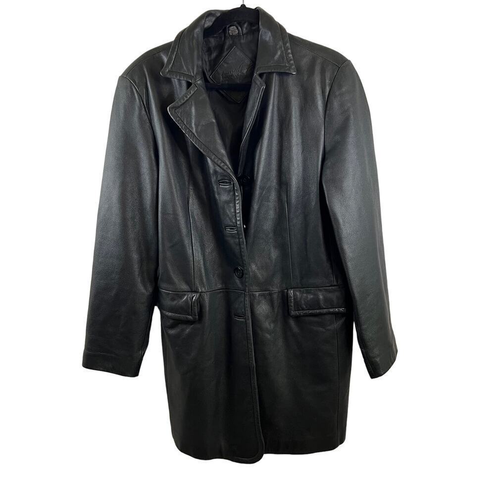 Jacqueline Ferrar Genuine Women's Leather Jacket Size Large